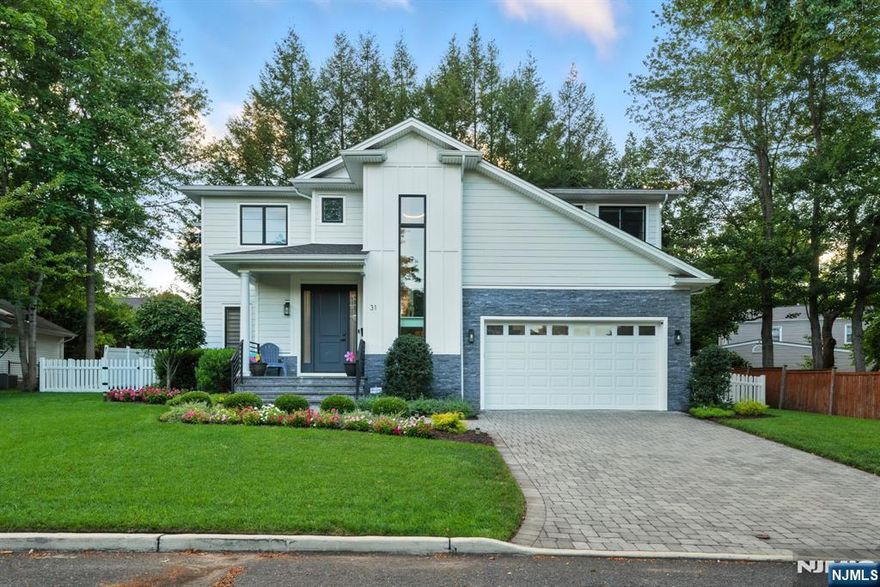 Elegant and modern young home with spacious open floor plan offering 5 bedrooms, 4.5 baths, and over 4000 SF including the finished basement. The first floor features a stunning eat-in kitchen with custom cabinetry, high-end stainless steel appliances, white quartz counters, and a large center island. The formal living and dining rooms flow seamlessly into the family room with gas fireplace and breakfast area, opening with sliders to the backyard. A mudroom and powder room complete the first floor. Upstairs, the luxurious primary suite includes two walk-in closets with custom cabinetry and a spa-like bath with oversized shower, standalone tub, and dual sinks. Three additional bedrooms include an ensuite and a Jack & Jill. Laundry room on 2nd floor. The basement offers a large recreation area, bedroom, full bath, and storage. 9â€™ ceilings, quality finishes, and a spacious lot with potential for a pool.