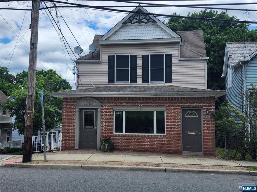 Terrific retail space currently outfitted as a bar/tavern with 2 residential apartments upstairs. Downstairs space is approximately 1250 square feet and includes 2 half baths. Unfinished basement space is also roughly 1250 square feet and provides ample storage. Upstairs total square footage of approximately 1250 square feet is divided between two apartments. Each apartment has 1 bedroom and 1 full bathroom. Seller is a licensed realtor. BUYER COULDN'T GET FINANCING!