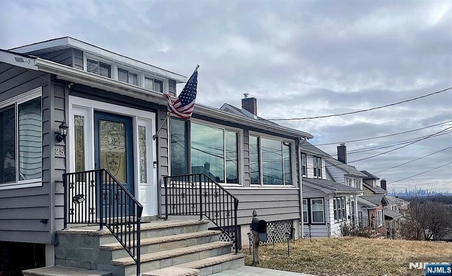 Located in the highly desirable Redwood Elementary School district and just 10 minutes from downtown Montclair, this 2-bedroom, 2-bathroom home offers stunning city views from nearly every room and a flexible layout perfect for modern living. Step through the welcoming mudroom into a cozy flex space, ideal for a home office. From there, enter the expansive living and dining area, where a large picture window showcases breathtaking city skyline views, filling the space with natural light. The finished basement offers incredible versatility, featuring: A spacious living room or additional office space A separate bedroom or guest room. A full bath and laundry room. Potential to serve as a private studio apartment for guests The finished attic is a hidden gem, featuring a large bedroom with high ceilings, providing a private and serene retreat. Located just steps away from Eagle Rock Reservation, you can easily enjoy outdoor activities in this beautiful natural setting. The home is also close to shopping, dining, and convenient NYC transportation options. With Montclair's vibrant downtown just minutes away, this home offers the perfect blend of comfort, convenience, and breathtaking views. Don't miss this incredible opportunity! PROPERTY SOLD AS-IS highest and best instructions in docs