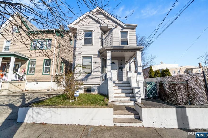 Welcome to 9 W 51st ST, Bayonne NJ. This 2 family home features 5 bedrooms, 4 full bathrooms, on a quiet street in uptown Bayonne. It is located steps away from shopping, and 2 minutes away from turnpike extension 78 W & E. The accessibility and location of this home is unmatched as it is approximately 15 minutes from Newark Airport and 12 minutes to the Holland Tunnel. Home features many updates. A rare opportunity to own an affordable multi-family home. Home has an unfinished basement. Strictly Sold As-is, Seller will not provide inspection credits. Make an offer before it's gone!