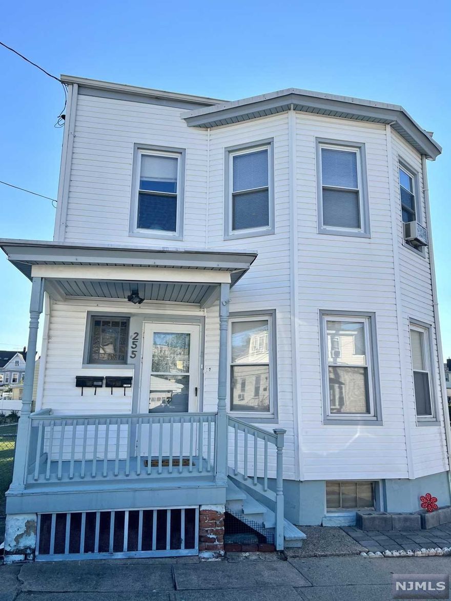 Lovely 2 family on a 50x100 lot with low taxes and off street parking in the driveway for 4 cars! Front porch w/common entry leads to both apartments. 1st floor offers a recently updated 3 room apartment w/new flooring throughout! It has a modern eat-in kitchen w/new stove, cabinets, countertop and backsplash. The kitchen leads to a deck overlooking large fenced in yard w/patio and shed. One bedroom, living room and full bath w/pedestal sink complete the layout. The 2nd unit is owner-occupied & consists of 2 floors of living space! The 2nd floor features living room, den area, eat-in kitchen, rear porch, bedroom and full bath. The 3rd floor has storage + 2 finished rooms; great for extended living! Basement is unfinished w/storage, utilities, laundry & bilco doors to yard. Other highlights: separate electric, newer vinyl siding, newer vinyl replacement windows & new hot water heater! A true gem w/large property, parking, rental income & great value for one lucky buyer!