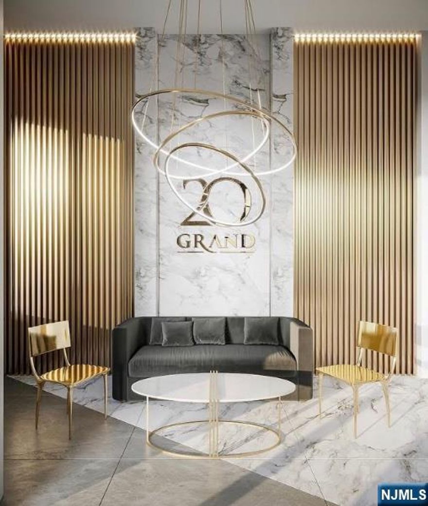 Welcome to 20 Grand, an exceptional new community in the heart of downtown Englewood. This collection of 96 brand-new residences offers a refined living experience surrounded by impressive amenities. Residents enjoy a resort-style pool, fitness center, yoga studio, steam room, rooftop terrace with BBQ grills, and an inviting entertainment lounge with billiards. Designed with modern comfort in mind, units feature contemporary layouts including studios, one- and two-bedroom options, some with additional den or office spaces. On-site garage parking available. Immediate occupancy available.