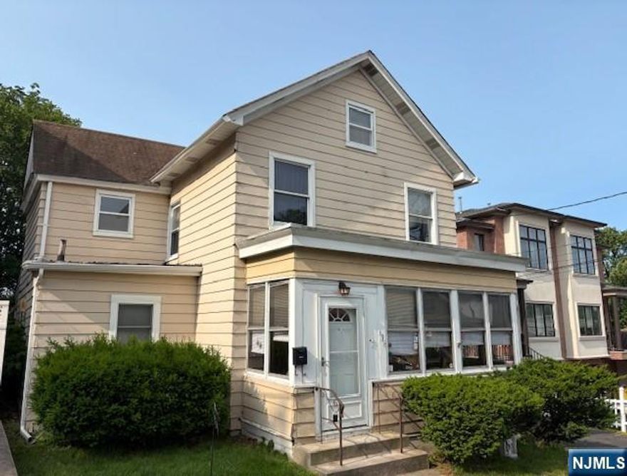 Great Opportunity! Two- Family home on a 50 X 112 lot. Perfect for builders or investors looking for a promising project. Sold AS-IS. Great location, surrounded by beautiful Duplexes in the neighborhood. Buyer is responsible for obtaining the Certificate of Occupancy.