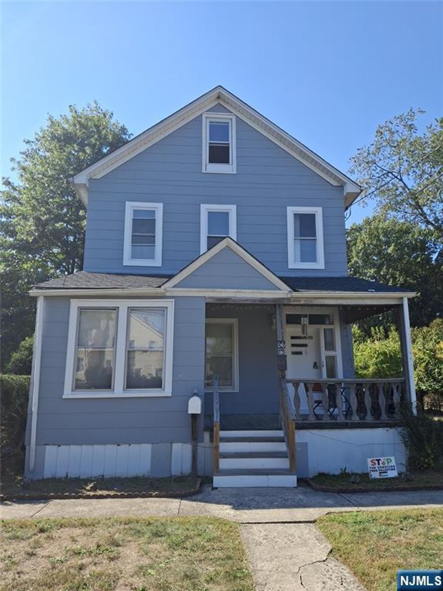 Large and renovated 3 bedroom 2 bath apartment on the second floor of a 2 family house. Large property with private driveway and parking. Convenient to transportation, schools, and parks.