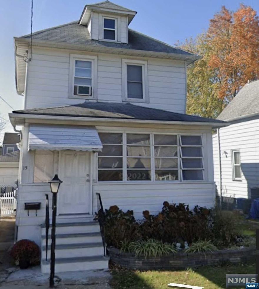 Welcome Home! Bright and Sunny 3 Bedroom, 2 1/2 Bath Colonial. Updated Eat-In-Kitchen with 4 person Island, Ceramic Flooring, Full Appliance package, Recessed Lighting and Sliders Overlooking your Serene Backyard. Hardwood Floors with Cherry Inlay Compliment the Formal Living-Room and Dining-Room which include High Ceilings, Decorative Mouldings,access to the Enclosed Front Porch and a Full Bath. 3 Bedrooms with Hardwoods Flooring and a 1/2 Bath are located on the 2nd Level. Full Finished Basement/Recreation room with a large closet, laundry room and Full Bath Great for Extended Family and Guests. An Oversized 2 Car Garage with New Doors, and the Fully Fenced Yard complete this Warm & Inviting Home; All this within walking distance of Beatrice Gilmore and Memorial Middle School. Parks, Restaurants, Shopping and Transportation are all here in this Family Orientated Neighborhood. Plz note this home is Not in a flood zone.