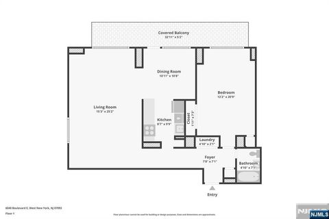 Photo of 6040 Boulevard East #3-H, West New York, NJ 07093 (MLS # 26001367)