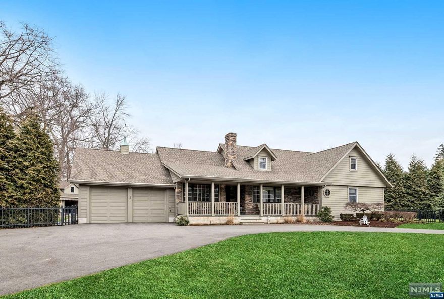 Pride of ownership is evident from the gorgeous curb appeal to the thoughtful details throughout this custom 4+ BR home. Set on a gorgeous private level property with pool & pool house. The main floor has a wonderful layout for entertaining - large scale rooms & great flow. A first-floor primary suite features double walk-in closets & a luxurious bath with steam shower. Upstairs, there are 3 more bedrooms, full bath & large sitting room. A bonus area with separate entrance is a wonderful surprise over the attached garage. Finished lower level with rec rm & gym. The property is exquisite with the cabana boasting an awning near the pool. Newer roof, boiler & circular driveway. Generator. Fantastic location near top-rated schools, shops & more. This house has it ALL!