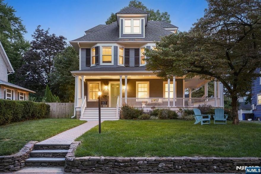 Live on one of Montclair's most coveted streets, just a short stroll to trains, shopping, and dining at Walnut Street and Watchung Plaza. This meticulously cared for Victorian offers thoughtful, modern updates and welcomes you with a classic, large porch perfect for relaxing or passing out candy to trick or treaters during Montclair Avenue's iconic Halloween night. Inside, spacious living and dining rooms flow seamlessly into an inviting eat-in kitchen, while a practical mudroom offers the perfect place to store shoes and sports equipment. The home features six bright and airy bedrooms, 3.1 updated bathrooms, and soaring high ceilings throughout. A stunning third-floor primary suite, built in 2022, serves as a true retreat with generous walk-in closets and a spa-like bathroom. Radiant floor heat adds comfort in both the mudroom and primary bath. Additional highlights include a full bathroom in the basement, ample storage throughout the home, and numerous updates that enhance both style and functionality. This exceptional property offers the perfect combination of location, space, and classic Montclair character an opportunity not to be missed.