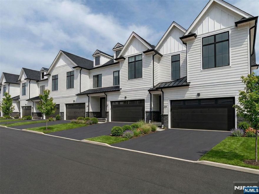 Introducing Victoria Estates in Paramus, a collection of 42 luxury townhomes. This brand new construction community is truly one of a kind, built by Rock Solid Builders, known for their impeccable portfolio. Experience a lifestyle of unparalleled sophistication where every detail reflects superior craftsmanship. Each residence offers over 5,000 sq ft of living space, featuring a two car garage and three levels of luxury living. The first floor showcases a gourmet kitchen with a 10 foot quartz waterfall island, Sub Zero and Wolf appliances, and custom cabinetry, flowing seamlessly into an open concept living area with a gas fireplace and custom built ins. Upstairs, the primary suite offers a spa inspired en suite bathroom and two oversized walk in closets with custom shelving, along with two additional spacious bedrooms, a full bathroom, and a large laundry room. The fully finished basement includes a recreation room, gym, and full bathroom. Ideally located just minutes from major highways, schools, and shopping. Experience the extraordinary. Model Home Unit 37 Feldman Ct.