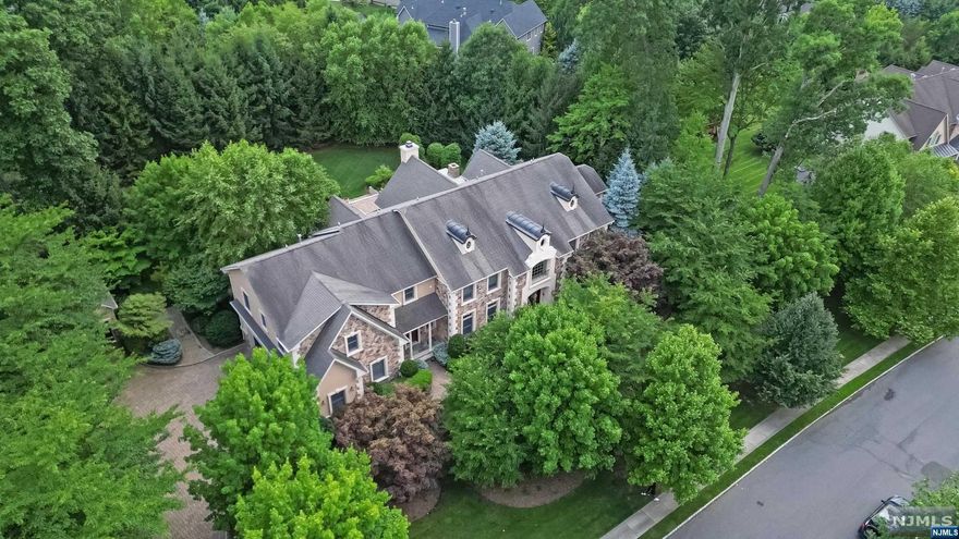 Gorgeous Center Hall Colonial located in the desirable Chestnut Ridge Estates. This Quality Built home is approx 6000 sq feet and features a Gourmet Kitchen with a Viking Stove, Subzero Refrigerator and Wine Refrigerator. Large Primary Bedroom/ Bath with 2 walk in closets. Three ensuite bedrooms, Two additional bedrooms share a Jack-n-Jill bath totaling 6 bedrooms and 5.5 bath home. Some of the features include a gas interior fireplace and wet bar in the family room, a Gym, Speaker System, Kinetico GE water softener and filtered water drinking system throughout the home, 4 A/C Zones & 4 Heating Zones,as well as an entire home generator. Beautifully landscaped with underground sprinklers, Outdoor Kitchen with Fireplace and 4 Car Garage