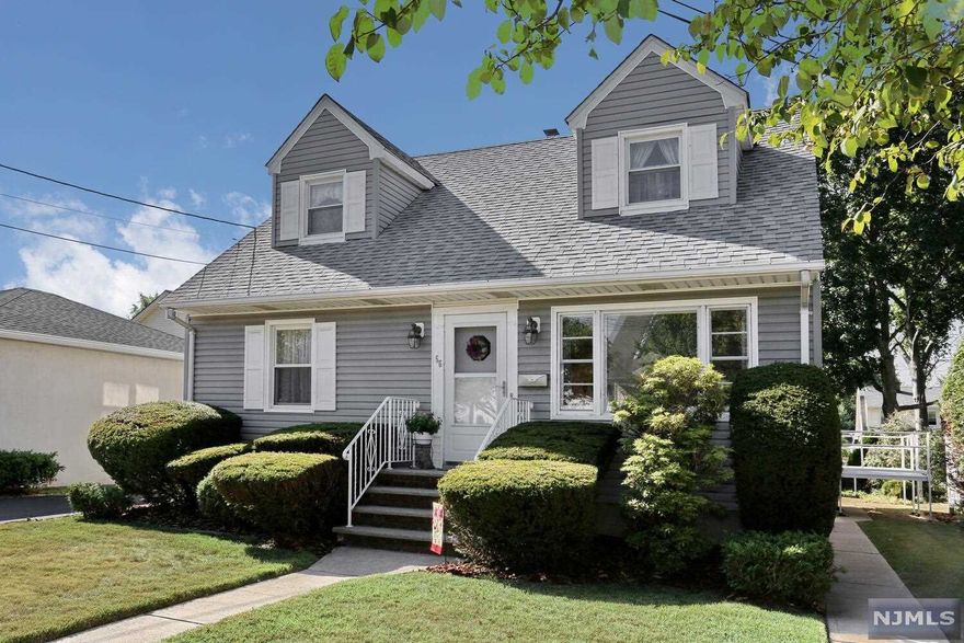 TERRIFIC OPPORTUNITY FOR HOMEOWNERSHIP IN SOUGHT AFTER AREA! CHARMING 3 BEDROOM 1 BATH CAPE IS WELL MAINTAINED W/EXTRA DEEP PROPERTY..CURBSIDE APPEAL..IT IS A KEEPER! ENTER INTO THIS HOME INTO THE LIVING ROOM (BRAND NEW CARPET OVER HARDWOOD FLOORS), EAT IN KITCHEN, DINING ROOM W/HARDWOOD FLOORS, FULL BATH AND BEDROOM (NEW CARPET). YOU CAN ALSO WALK OUT TO THE LOVELY 3 SEASON ROOM OVERLOOKING THE LUSH YARD. THE UPPER LEVEL WHICH HOSTS ALL NEW CARPETING PRIMARY BEDROOM & BEDROOM #3, PLENTY OF CLOSETS AS WELL AS ATTIC ACCESS. THE BASEMENT OFFERS A REC ROOM (HEATED) WITH A COZY CORNER GAS FIRED STOVE. WORKROOM, UTILS, LAUNDRY,BILCO DOOR TO YARD & PLENTY OF STORAGE IS HERE! TWO ZONED BASEBOARD HEATING, NEWER ROOF & OPENERS FOR GARAGE W/LOFT STORAGE & SHED IN YARD..ONE BLOCK TO PARK/POND, NJTRANSIT, SHOPS, EATERIES, HOUSES OF WORSHIP! CENTRALLY LOCATED FOR HIGHWAY ACCESS ..THIS HOME HAS BEEN LOVINGLY OWNED BY SAME FAMILY FOR MANY YEARS & IT SHOWS!