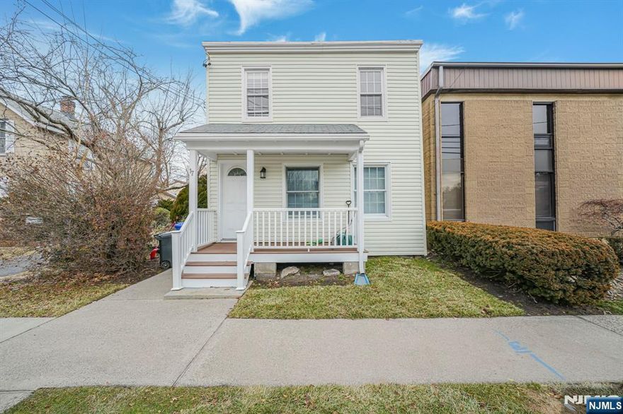 Great location in Tenafly. Well maintained multi level unit in a 2 family home. Private entrance into the unit from the back porch/deck area. Use of private yard. Updated kitchen, with built in banquet seating, laundry in unit, full bathroom on 1st level. Second level has a large living area and 2 bedrooms. One bedroom has been converted into an organized walk in closet, (as pictured) but can be turned back into a bedroom if necessary. Street parking only with permit.