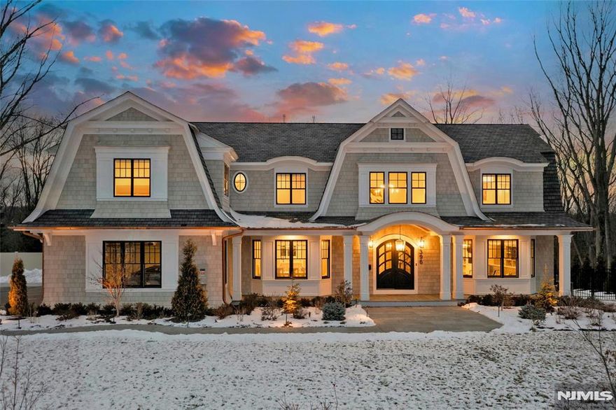 Once in a Lifetime...A Modern Marvel...Be the first to own this newly built 6 Bedroom 7.5 Bath Ridgewood Estate that entices w/ a Hamptons flair. An idyllic setting on coveted Knollwood Rd in the "old country club" section. Where homes of this extraordinary caliber rarely come to market. Elevated tranquility awaits, situated on a bucolic 2-AC. Step into a world of style & luxury designed by pedigreed architect Jordan Rosenberg. Offering 8000+- sq ft of modern luxury living on 3 levels. Boasting a popular center hall floor-plan w/ grand sized rooms. An inviting 2 story EF, lavish chevron, mahogany flooring, soaring 14ft. ceilings & abundantly positioned new windows create luminous refined openness. This perfect setting embraces our Modern lifestyle.The chef's kitchen extraordinaire, is equipped w/ designer cabinetry hi end appliances; Wolf, Thermador, Miele-72-in fridge! A 10-ft Calcutta marble waterfall peninsula, 2 sinks & Thermador espresso station. A custom wall of entertainment w/ warm burning fireplace is ideal for relaxing w/ seamless access to the Veranda. Where the home transforms into a private resort. Boasting 2 summer kitchens, salt-water Pool, cabana; 2 pergolas et al. Notable: Primary Bedroom; 2 ensuite luxury full baths, 2 WIC, espresso/wet bar. LL:Movie theatre, Wine cellar. 3 car heated garage. A Generac generator! Enjoy Premier top ranked Public Schools. Hassle free commute to NYC via Train! Contact Angela Cuciniello for details 201.657-6084. Don't Miss out!