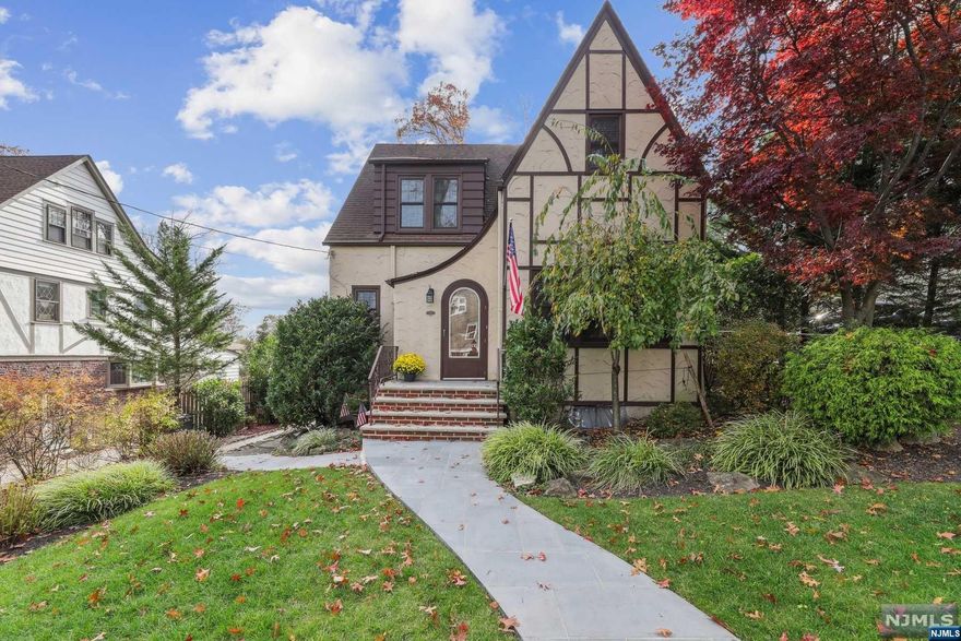 A new stone walkway welcomes you to this picturesque and character-filled property. First floor offers a large Living Room, wood burning Fire Place with a custom built wood mantle, formal Dining Room, Office, Light & Bright Family/TV Room, Eat-in Kitchen & Half Bath. Second floor has 3 Bedrooms with ample closets. Updated Main Bathroom features a tub and separate stall shower. There is a Finished Basement for more office space or recreation. Basement leads to a heated garage and a designated storage room just outside. Picturesque paver patio & rock garden complete the private backyard. Verona Park is at the bottom of the street! Enjoy walking path around the lake, playground, tennis/pickleball courts, paddle boats and seasonal fishing. This home is conveniently located near schools, shops, restaurants & cafes and the vibrant town of Montclair.