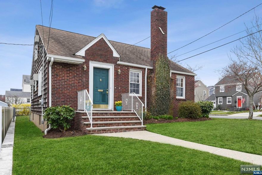 A delightful cottage feel with big happy vibes and more space than you would imagine! Sure there's a spacious Primary Ensuite with a large sitting room full bath upstairs, but there's also a full bath & two bedrooms on the first floor of this light and bright, brick and cedar shingle gem located on the Belleville/Nutley border. Chill out in the large Family Room with exterior entry and picture window. Adjacent eat-in Kitchen, Formal Dining Room and Living Room with wood burning fireplace. Charming archways, hard wood floors and wall air conditioners throughout. Great ceiling height on lower level opens up a world of possibilities. Two car garage and sunny backyard. See floorplan for details.