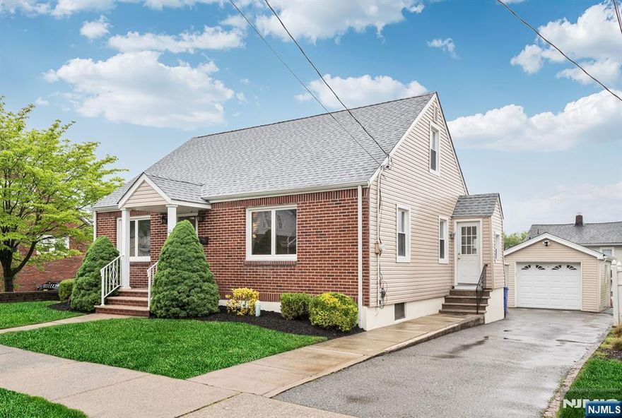 Don't miss this 4 bed, 1.1-bath cape cod offering easy, one-floor-living w/first-floor Primary bedroom. Gleaming hardwood floors and newer Eat-In-Kitchen with Kraftmaid cabinets and granite countertops makes this house a home. All the most important items have been replaced: Roof (2 years old) most windows ( 1 year old) Water Heater and Boiler (6 to 8 years old), Sewer Line to street (2 years old), Kitchen (10 years old); plumbing valves in basement (1 year old). Stress-free living. Private back yard, one-car detached garage, basement w/ walk-out and an in-ground sprinkler system complete this lovely home. Union Blvd and all restaurants and shops just steps away from home. This is an Estate Sale and being sold As-Is.