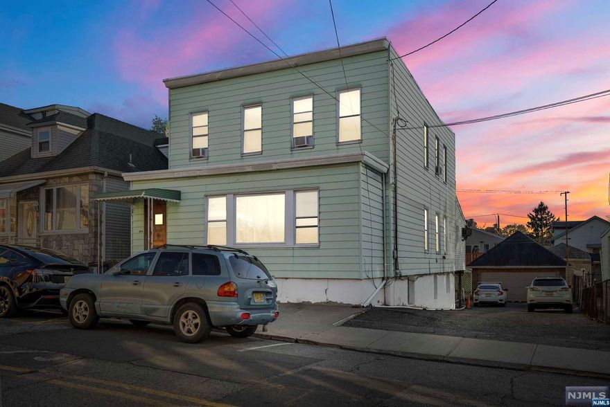 Investor's or Owner-Occupant's Dream! Unlock the possibilities with this 2-family home in North Bergen. Each unit contains 4 bedrooms and 1-2 full bathrooms. With a sizable backyard, full basement, 2-car garage & double-wide driveway that can fit up to 10 cars, this property won't last long! Sold As-Is, this property boasts a double-lot, allowing for expansion up to a 4-family dwelling! Don't miss out on this chance to capitalize on the booming investment market! Will be delivered vacant. Highest and Best offer by 12pm on Thursday, May 2, 2024