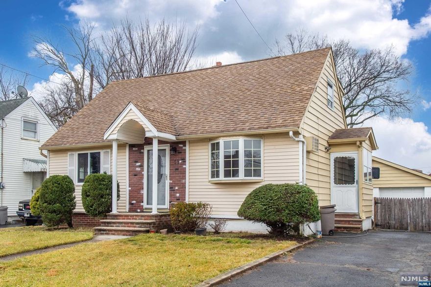 Quaint but spacious cape cod in one of Belleville's most coveted neighborhoods. Featuring hardwood floors, two first floor bedrooms, walkout to deck and back yard, partially finished basement and spacious upstairs with dormer, this home is perfect for a down sizer or first time home buyer. Just a little TLC and this adorable home could be yours! Walking distance from schools and parks, and just minutes from super market, downtown Nutley, and tons of shopping and commuter options. Come see!