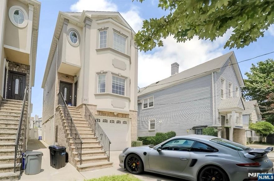 Welcome to this beautifully maintained two-family on the desired South side of Harrison, NJ. three to four blocks of Harrison Path Station. Built in 2019, this property presents an opportunity of a life time for a homeowner or investor, featuring, 2 spacious apartments, each boasting generously sized bedrooms and multiple full bathroom, A sizable ground-level with a legal bedroom, family room and a full bathroom. This floor provides additional space for entertainment, hobbies, or a home office, centrally located close to schools, houses of worship, shopping centers, walking distance to W Hudson park/recreation area and major transportation. Property being SOLD with tenants.