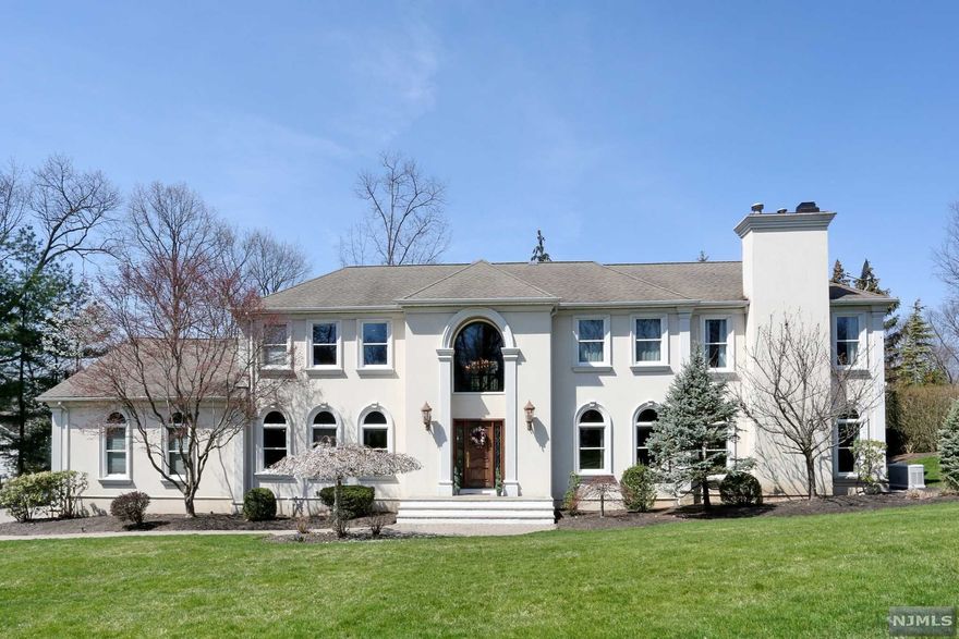 COME AND VIEW THIS SPACIOUS AND BRIGHT, 5 BEDROOM, 4.5 BATH, CUSTOM CENTER HALL COLONIAL. SITUATED ON A PRIVATE .5 ACRE OF LANDSCAPED PROPERTY, ON A CUL DE SAC STREET. APPROX 4300 SQ.FT PLUS THERE IS A FULL FINISHED BASEMENT WITH A FULL BATH AND RECREATION RM AND PLENTY OF STORAGE. ENTER THE FIRST FLOOR INTO THE GRAND 2 STORY FOYER, LIVING RM, FORMAL DINING RM, POWDER RM, MODERN EAT IN KITCHEN WITH A SEPARATE BREAKFAST AREA/DRS TO REAR PATIO, LG.GREAT RM/GAS FIREPLACE/DRS TO PATIO, SIDE MUD RM WITH ENTRY FROM THE 3 CAR ATTACHED GARAGE, GUEST SUITE BR/FBTH, LAUNDRY RM. THE 2ND.FLOOR OFFERS A LG.PRIMARY BR/GAS FPL, HIS & HER WI.CLOSETS, NEW LUXURY BATH/JAC&SS, OFFICE/DEN, 3 MORE LARGE BEDROOMS AND A HALLWAY FULL BATH/SOT. THE FULL BASEMENT IS FINISHED WITH A LARGE RECREATION RM, FBATH/SS, UTILITY RM/STORAGE ROOM.GENERATOR, PLENTY OF CLOSET SPACE AND STORAGE SPACE AND IS IN CLOSE PROXIMITY TO SCHOOLS, SHOPPING AND NYC PUBLIC TRANSPORTATION.