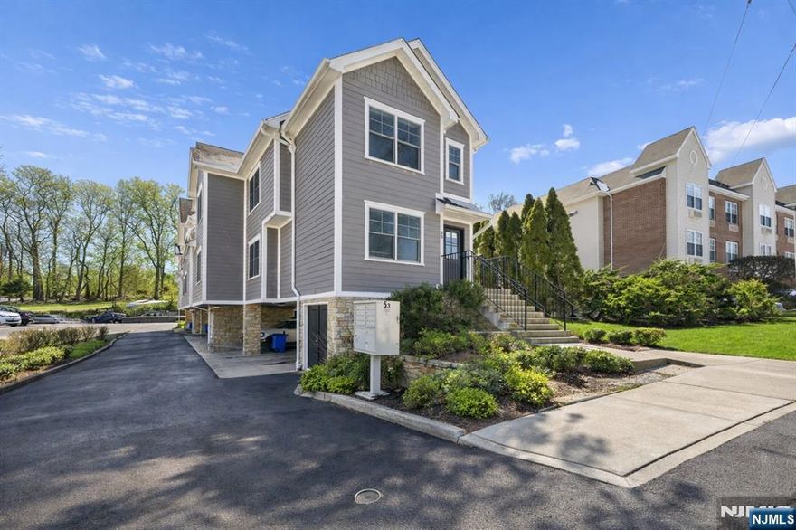 Built in 2018, this beautifully designed 2-bedroom, 1.5-bath duplex apartment offers modern construction, a thoughtful layout, and stylish finishes throughout â€” complete with its own private entrance and two covered parking spaces exclusively assigned to this unit. The main level features a lovely light and bright living room, a spacious, updated eat-in kitchen with granite countertops, stainless steel appliances, tile flooring, and abundant cabinetry. A convenient powder room and washer/dryer closet further enhance the functionality of this inviting level. Upstairs, gleaming hardwood floors lead to two spacious bedrooms filled with natural light, accented by decorative molding and generous closet space. The full bathroom offers a tub/shower enclosure and tasteful finishes. Quality craftsmanship and modern amenities blend comfort with style. The landlord pays for water; tenants are responsible for utilities. Ideally located just moments from Westwoodâ€™s vibrant downtown, train station, bus service, and major highways, this exceptional duplex apartment delivers both lifestyle and convenience â€” with the added advantage of premium parking that truly sets it apart. Schedule your showing today!