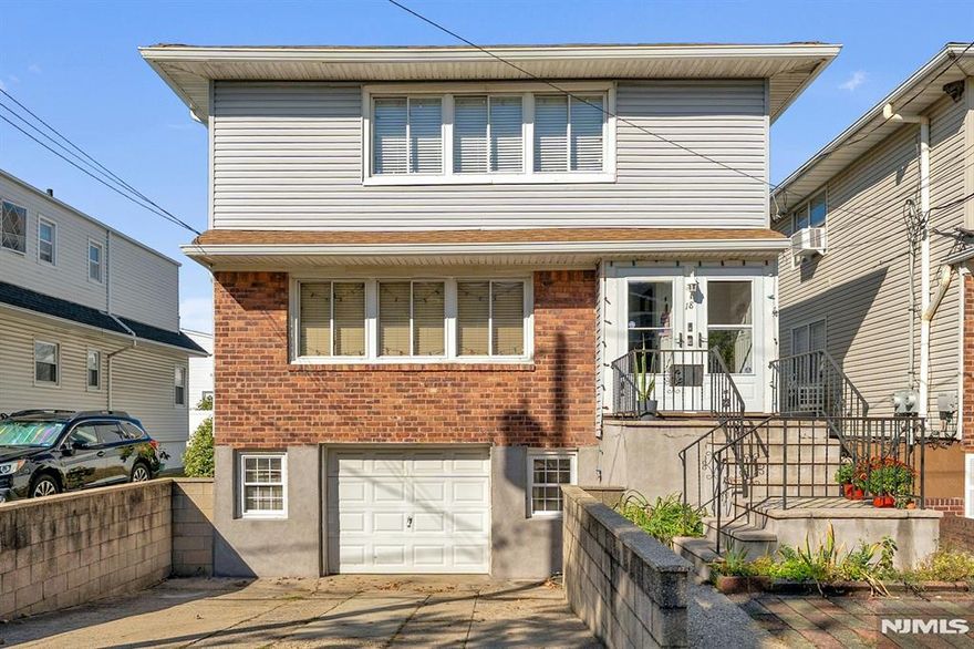 Welcome to this 2 Family in Highly Desirable Country Village Neighborhood of Jersey City.. This is a rare find and investment opportunity for both investors or owner occupant landlord collecting rent. Each apartment features Open Living/Dining Room, Kitchen, 3 Bedrooms and Full Bath. The basement is a Flex room ready for a buyers vision. The attached garage has ample space! There is a strong rental demand in this area. This house has strong bones just waiting for some TLC. Conveniently located near Major Highways, Public Transportation, Schools, Parks, Restaurants and Shopping.