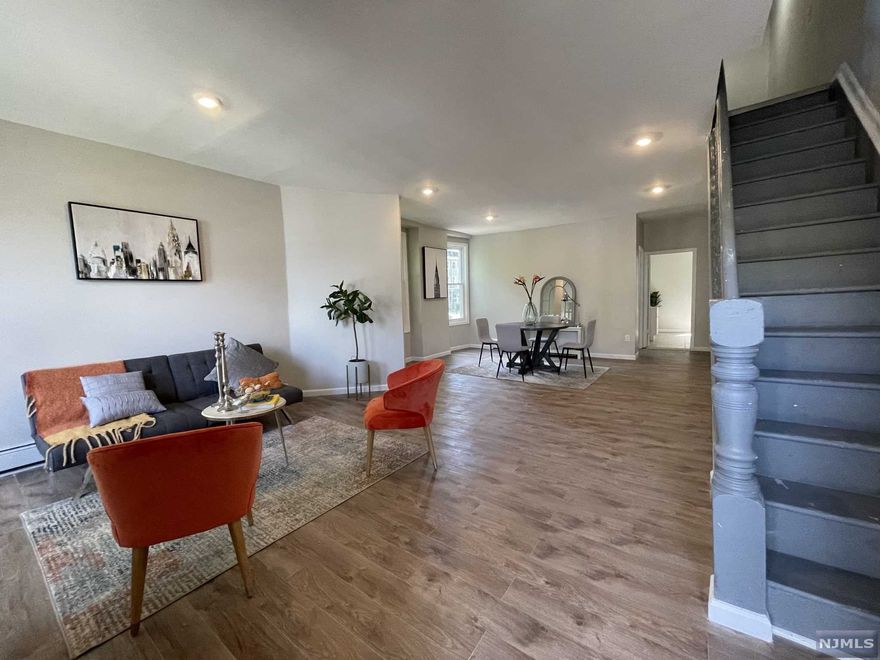 Don't miss this great opportunity to live in East Orange. This Property has plenty of ample space for everyone. Live in one unit while renting the other. New Furnace, hot water heater, Plubming, & electric. Lots of opportunity to explore from the living dining combo to having a bathroom in every floor.