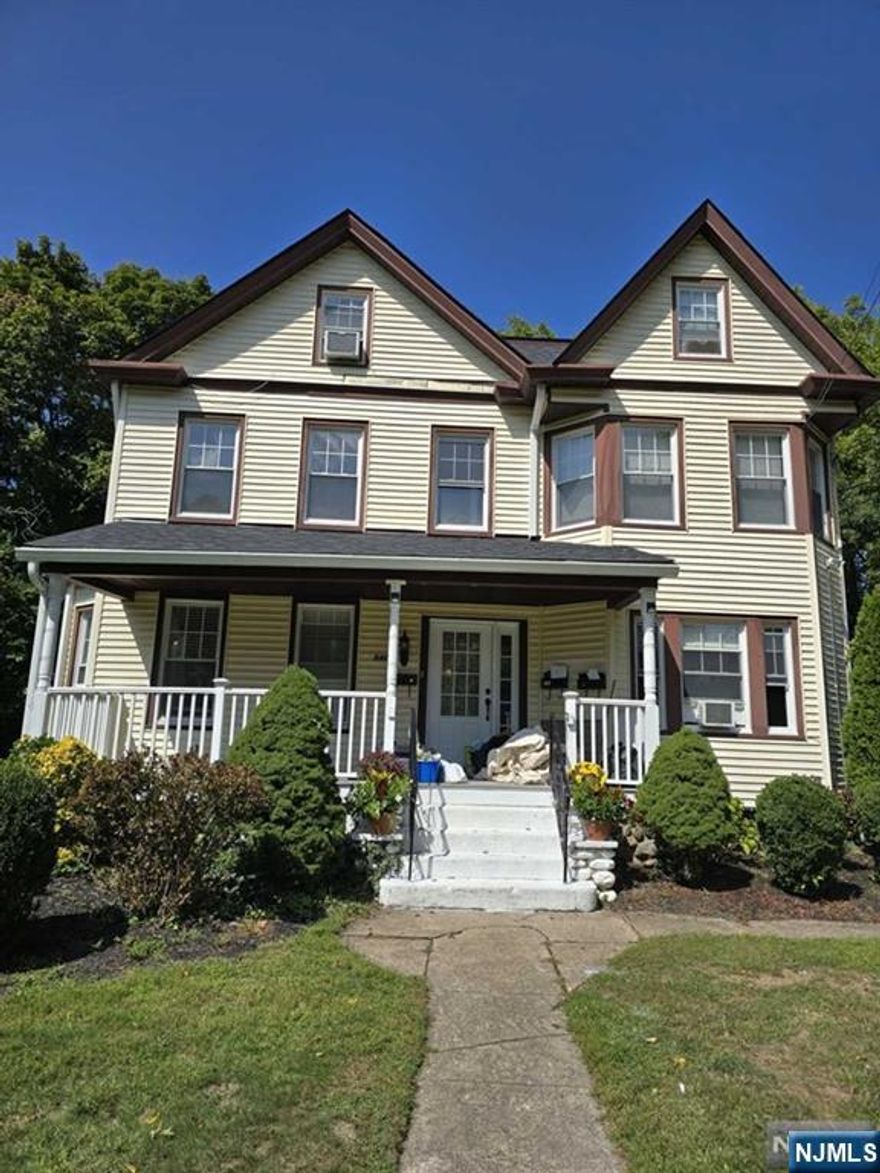 Great location with nearby trains and downtown. Freshly painted, new runners on the stairs, new fridge, high ceilings and very bright. Hardwood floors throughout the 3 floors. 4 bedrms 2.5 baths. Formal living room, dining room, kitchen w stainless steel appliances. Outside entrance to backyard and porch. No smoking, no pets. Tenant insurance required, credit check, background check, income verification, references. Tenant insurance required. Landlord takes care of landscaping, Tenants share snow removal. Parking for 2 cars. Full use of front porch and back.