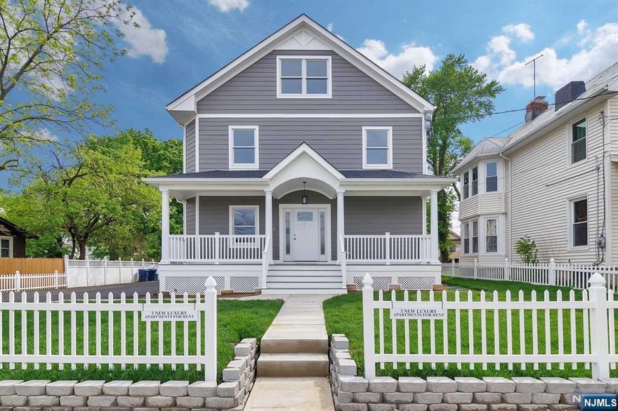 HACKENSACK MULTIFAMILY HOME!!! This Completely Renovated (3) Bedroom (2) Full Bath unit with all the amenities is a Renter's Dream and ideal for Commuters...Unit was completely updated 2016...Modern kitchen with granite counters and stainless steel appliances, recessed lighting, hot air heat, hardwood floors, ceiling fans, central air conditioning, washer/dryer, 15 X 15 Basement Storage bin, (2) assigned parking spots.Just a few blocks to NYC Train and Express Buses. Close to Schools, Shopping and Major Highways. Pets are Conditional with owners approval. Unit will be professionally cleaned prior to tenant taking occupancy.