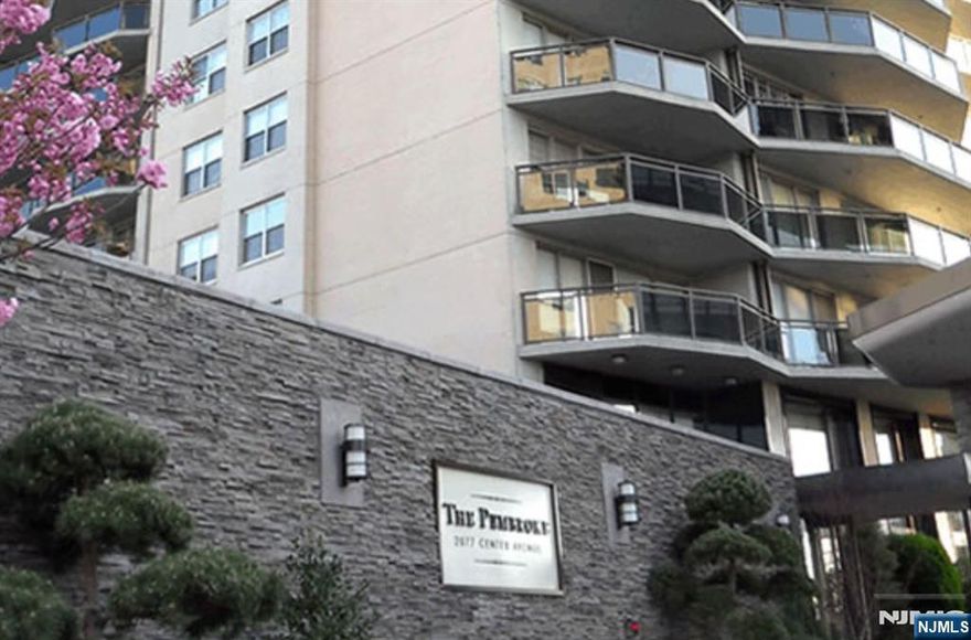 This luxury high rise CO-OP known as THE PEMBROKE is a â€œmust seeâ€. Fully renovated and sun-filled 2 Bedroom 2 Bath unit with rare southeast view. Enjoy breathtaking NYC skyline views from your private large balcony terrace overlooking landscaped courtyards and pools. Hardwood floors throughout. All new updated kitchen features quartz countertops, custom ceiling-height cabinetry, and high end refrigerator and dishwasher appliances. New bathroom with glass shower and modern finishes. Four custom closets, spacious layout. Full-service, pet-friendly building offers 24-hr concierge, gym, outdoor pool, laundry, renovated hallways, and new elevators. Monthly maintenance $1,490.19 includes taxes, cable/internet, heat, gas, water, and fitness room. Only electricity separate and indoor parking extra at $110. BOARD APPROVAL REQUIRED. 20% down payment and 4:1 income-to-debt ratio. Prime location in the heart of Fort Lee near shopping, dining. Next to major highway, NYC transit, and GWB. Move-in fee: $500 including 300 refundable deposit.