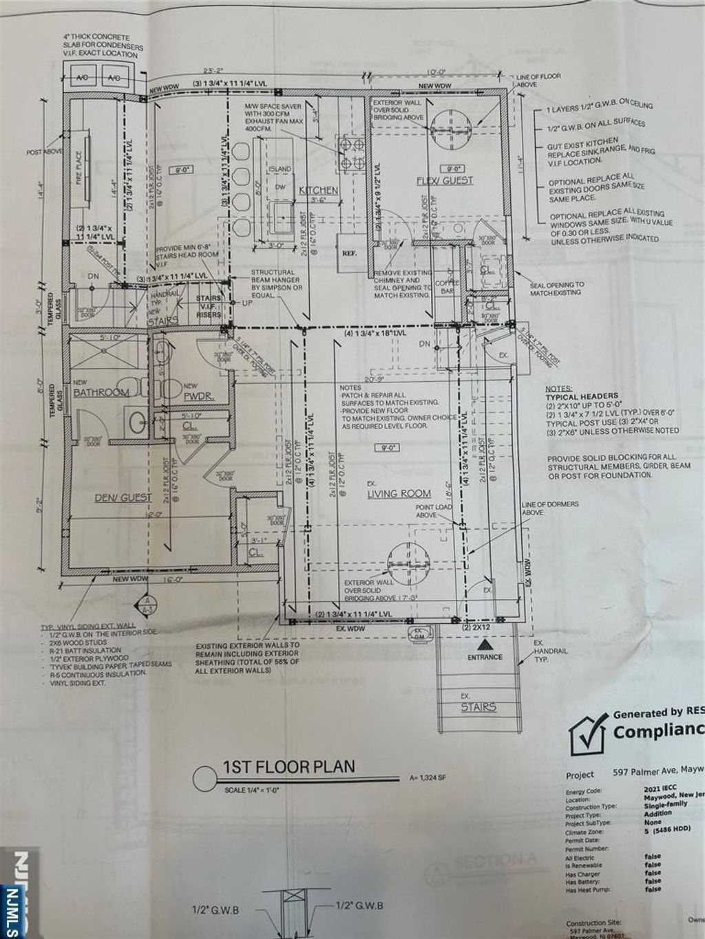 Photo of 597 Palmer Avenue, Maywood, NJ 07607 (MLS # 26012536)