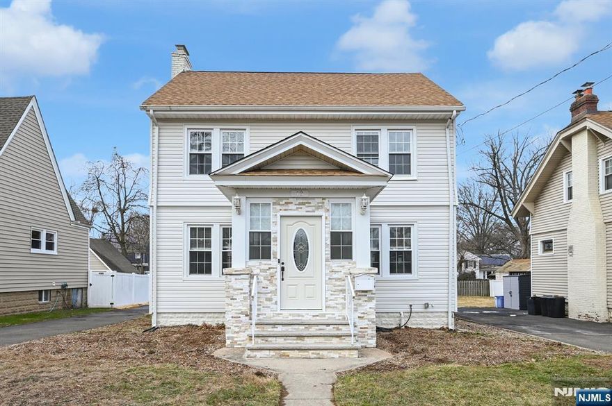 Welcome to this beautifully updated three bedroom, four full bath Colonial! The main floor has a great floor plan with gleaming hardwood floors, tasteful trim work and an electric fireplace. The kitchen has sleek grey cabinetry, granite countertops and stainless steel appliances. On the second level, two large bedrooms and two full bathrooms, one with an oversized jetted tub. The third floor is designated for a private third bedroom with the third full bathroom. The lower level is finished and perfect for additional living space such as a family room, home office or gym. A fourth full bathroom, the utility room and laundry room complete this finished basement. This home has been renovated from top to bottom and has a Generac generator and a two car detached garage.