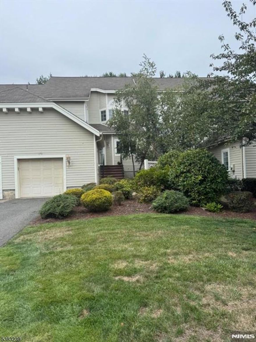 Welcome to Ridge Rise!! 2 Story 3 Bedroom Townhome ,Kitchen w/separate dining area, Formal dining room w/door to Deck,Family room has fireplace,Additional room on first floor can be used as den,office, Hardwood floors throughout 1st Floor. 2nd Level has 3 generous size bedrooms,Primary has Full bath w/stall shower & soaking tub, Full finished basement w/separate finished room, Large deck on private yard, One car garage and driveway for 2 cars,Close to NYC transportation,schools,shopping,restaurants, Amenities: Pool, Clubhouse and Tennis.