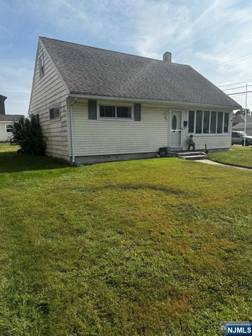 This move in ready cape cod is located on a quiet street in a desirable section of Totowa. On the first floor you have the large living room, eat in kitchen, full bath and two bedrooms. The expansive second floor has two bedrooms and laundry room, making your mundane chores that much easier. Don't let this quiet location fool you, you have easy access to major highways like Rt 46/ Rt 80, close to downtown Totowa for restaurants, shopping, schools, parks, the public library and houses of worship. Easy NYC commuting as the bus stop to NYC/ Port Authority is located at the end of the street. LOW TAXES AND NO FLOOD!! Schedule your appointment today!