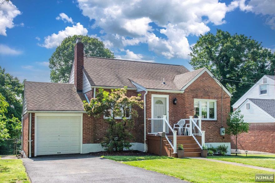 YOUR SEARCH ENDS HERE!! Welcome home to 95 Watchung Dr. Hawthorne. This beautiful Cape Cod home is move-in ready. Enter into the welcoming living room with gleaming floors and a wood-burning fireplace. Continue through to the warm and cozy home into the eat-in kitchen with stainless steel appliances and bathed in natural sunlight. Updated full bath and two spacious bedrooms complete this floor. Make your way upstairs and you will find the master suite with a walk-in closet. Finished basement with a laundry room, rec room, full bath, and tons of storage. The door off the kitchen will bring you to a new Trex back deck that looks over the backyard that is perfect for entertaining. Curb appeal is in full effect with this beautiful Cape with one car garage, close distance to NYC buses perfect for commuters, and highly rated schools making this an opportunity that can't be missed! Newer roof. Vinyl windows. New heat with AC. Upgraded electrical panel. Comes with all the furniture!