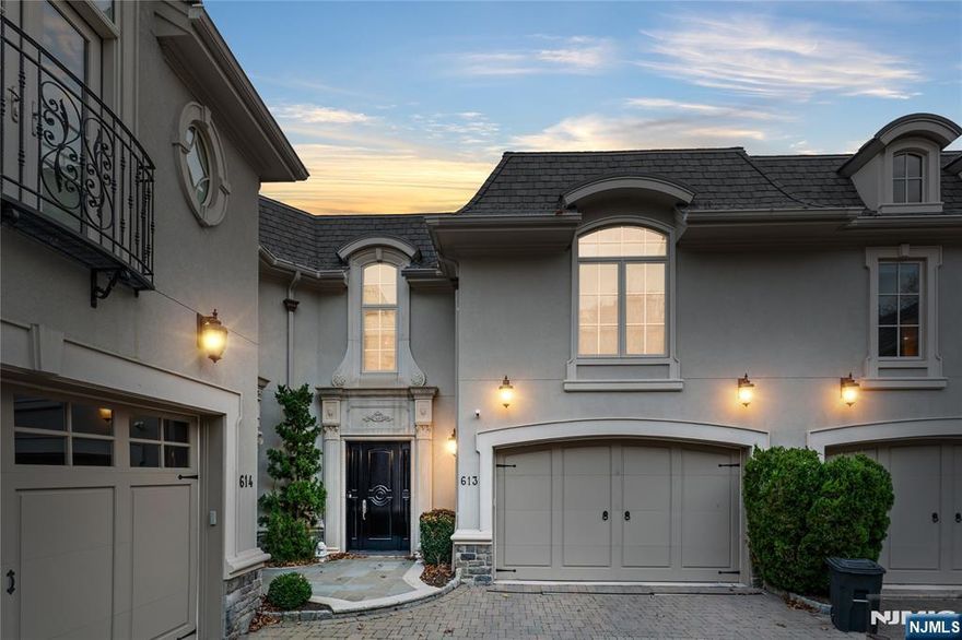 Welcome to 613 Bellaire, located in the most desirable section of the community, w/ spectacular views of the prestigious Alpine golf course. This 3-level home w/ elevator to all flrs offers breathtaking golf course views & every luxury feature. The 1st flr boasts a grand foyer, elegant DR, spacious open-concept FR w/ French doors leading to balcony, a formal office w/ custom built-ins & a gourmet EIK w/ top-tier appl & breakfast nook. A PR completes this level. The 2nd flr fts a stunning primary suite w/ a private office/sitting area, wet bar, spa-like bath w/ dual vanities, soaking tub, expansive WIC, & spectacular views. 2 additional en-suite BRs & a laundry rm complete this level. The LL is an entertainers paradise w/ French doors to a covered patio, a spacious BR, full Bth, fully equipped bar, PR & a movie theater. Designed for comfort & elegance, this home offers a luxurious lifestyle in one of the areas most coveted locations. Close to NYC!