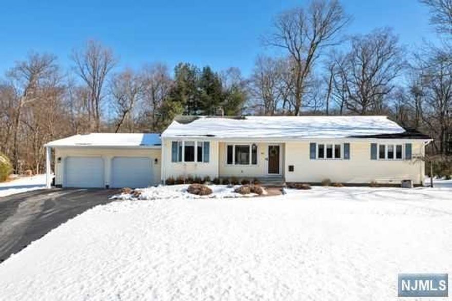 ***LOCATION-LOCATION-LOCATION***EXCEPTIONAL BACKYARD VIEWS-WONDERFUL 3 BEDROOM RANCH BORDERS SADDLE RIVER-WELCOMING ENTRY TO SPACIOUS LIVING ROOM w/ WOODBURNING FIREPLACE AND EXIT TO DECK- FORMAL DINING ROOM w/ BAY WINDOW-KITCHEN HAS GORGEOUS CABINETS/ TILED BACKSPLASH/ STAINLESS APPLIANCES/ TILE FLOOR AND OVERLOOKS BACKYARD-THREE GENEROUS BEDROOMS-MASTER HAS FULL TILED BATH AND LARGE CLOSET-INCREDIBLE LOWER LEVEL BOASTS SPACIOUS FAMILY ROOM IDEAL FOR FAMILY FUN PLUS 4TH BEDROOM OR OFFICE/ ADDITIONAL OFFICE SPACE/ FULL TILED BATH/ HUGE LAUNDRY ROOM/ STORAGE/ UTILITIES-PRIVATE BACKYARD OASIS w/ LEVEL YARD/ HUGE NEWER DECK/ PAVER PATIO-TWO CAR GARAGE HAS ELECTRIC VEHICLE CHARGING STATION-AMPLE DRIVE-DECORATOR'S FLAIR-BEAUTIFUL HARDWOOD FLOORS-WELL MAINTAINED- PEARL CERTIFICATED HOME*A-MUST-SEE!!!*