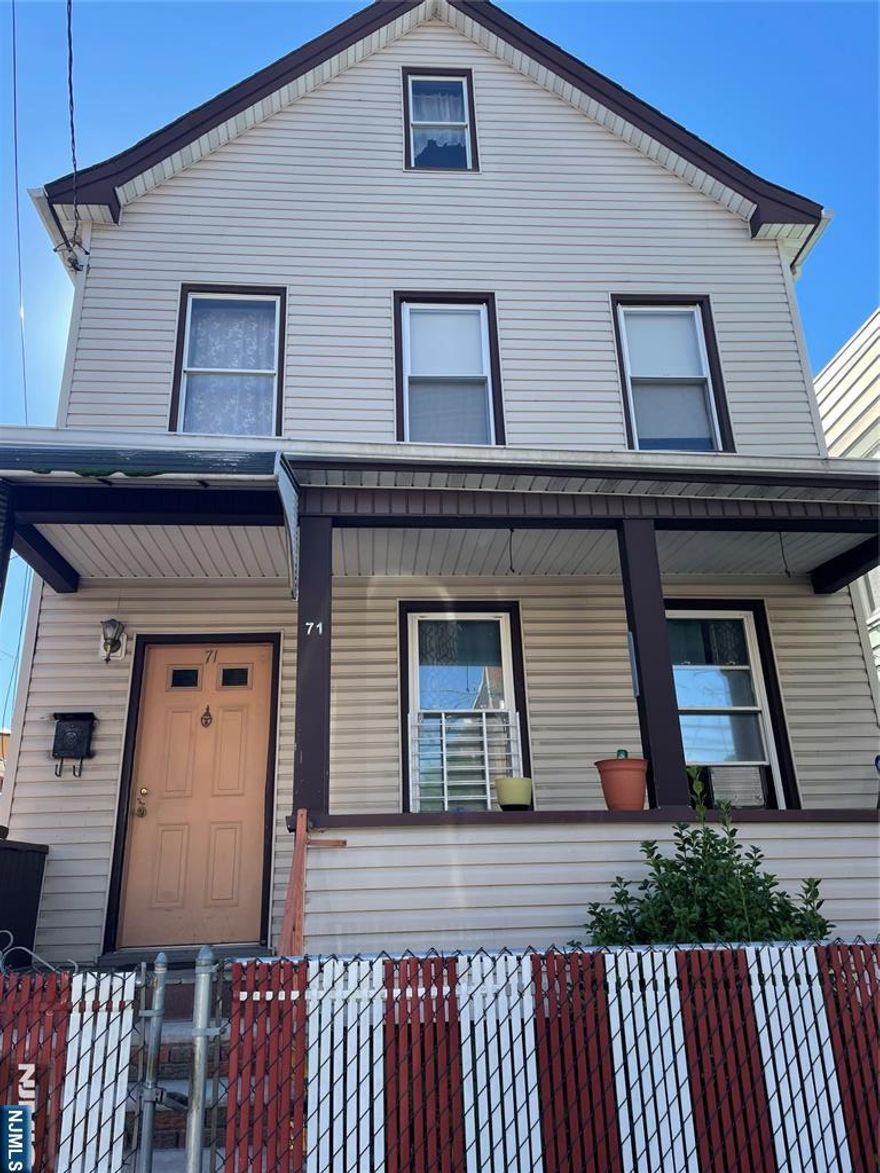 Bright and clean 2 bedroom apartment located on the 2nd floor of a well-maintained 2 family home in a quiet Passaic neighborhood. This unit features a spacious eat-in kitchen, large living room, two bedrooms, and a full bathroom. Conveniently located close to shopping, schools, and public transportation. Use of backyard can be included but tenant is responsible for lawn maintenance. Tenant must provide their own refrigerator. Schedule your showing today!