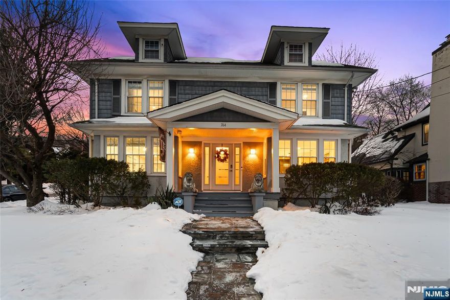 Welcome to this fully renovated center hall colonial set on a prime corner lot in Hawthorne the kind of home buyers wait for and rarely find. This single-family residence offers 4 spacious bedrooms and 2 full baths, filled with natural light and designed for modern living. The main level delivers an open, elegant flow with a bright living area, fireplace, and an updated kitchen built for both daily life and entertaining. Upstairs, the home features generously sized bedrooms and a custom spa-style bathroom with a his-and-hers luxury shower and jacuzzi tub. The fully finished basement expands the living space with a bedroom, full bath, and gym area ideal for guests or work-from-home flexibility. A detached garage and unbeatable location near schools, parks, shopping, and transportation complete this rare offering. Turnkey, move-in ready, and not easily replaced.