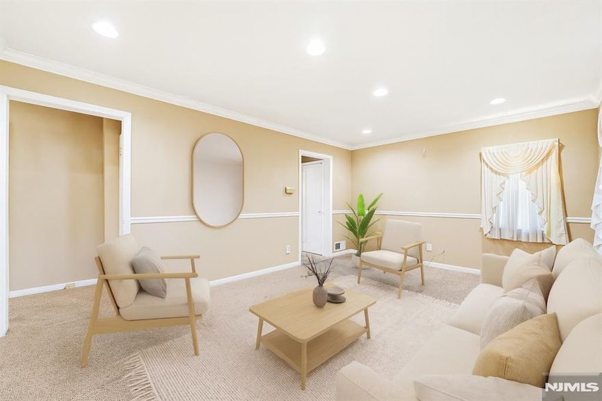 Welcome to this charming 3-bedroom, 1-bath home in the desirable Allwood section of Clifton! This lovely residence features a comfortable first layout with a spacious living room, and an eat-in kitchen with SS appliances. The 2nd floor features a large primary bedroom with ample closet and storage space. The fully finished basement is perfect for additional living space, a home office, or recreation. Enjoy the spacious, fenced-in backyard and patio that is great for entertaining and relaxation. Easy access to major highways and public transit for stress-free commuting. Don't miss this opportunity to own a well-kept home in a quiet neighborhood with so much to offer - schedule your tour today!