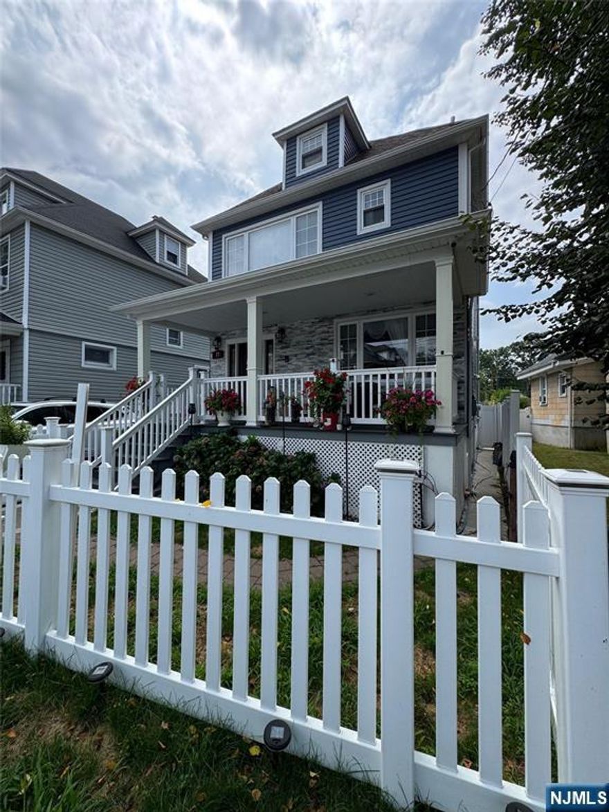 Move right into this beautifully renovated 3 bedroom, 2.5 bath home offering modern finishes, spacious living areas and convenience at every corner. Fully updated kitchen, open living/dining area, Main bedroom with private bathroom, 3 parking spaces, privately fenced yard. Minutes to NYC via NJ transit buses and highways, nearby Overpeck County Park for trails, recreation, and outdoor activities and the best feature:LOW TAXES!