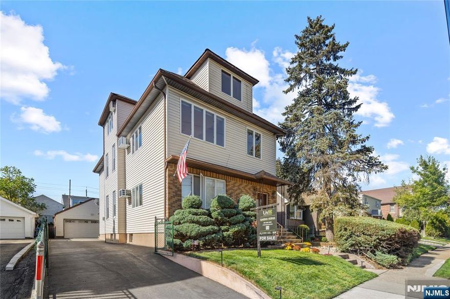 Turnkey 2-family in Clifton with strong income or owner-occupant potential. Unit 1: 2BR/1BA, tenant occupied. Unit 2: 3BR/1BA plus finished attic with BR and full bath, vacant and move-in ready. Freshly painted, refinished floors, and recent updates. Unfinished full walkout basement. Oversized 2-car garage + 5"6 car driveway. Excellent location near schools, shopping, restaurants, public transit, parks, and major highways for easy NYC commute. Oversized 2-car detached garage + 5"6 car driveway. Lot size 50 x 110. Convenient to schools, shopping, parks, transit, and major highways. Showings by appointment only; please allow 24-hour notice for tenant-occupied unit. Please wait for confirmation before showing.