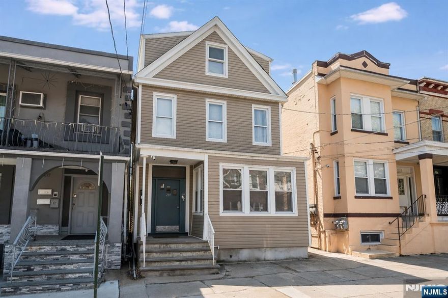 Welcome to 219 72nd Street in North Bergenâ€”a versatile multi-family opportunity just minutes from the iconic Boulevard East, where breathtaking NYC skyline views are practically part of your daily routine. This well-maintained home offers a flexible layout perfect for both end-users and investors. The second floor features a spacious 3-bedroom, 2-bathroom unit filled with natural light and comfortable living space. The first floor includes a 1-bedroom, 1-bathroom unitâ€”ideal for extended family or rental income. The finished basement adds even more value, complete with an additional bathroom, kitchenette, walk-in closet, and a versatile flex space that can be tailored to your needsâ€”whether it's a home office, guest suite, or bonus living area. Step outside to an intimate backyard, plus a detached structure with existing bathroom hookups. Whether you envision a private outdoor retreat, studio space, or additional income-producing storage or rental opportunity, the possibilities here are endless. Conveniently located near transportation, parks, and local dining, this property blends suburban comfort with easy access to NYC.