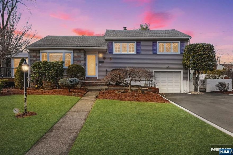 This well-maintained 3-bedroom,1-full-bath, 2-half-bath home offers a flexible four-level layout, thoughtful features, and standout outdoor living. The full bath is located on the upper level, with two half baths for added convenience one in the primary bedroom and another in the second-floor laundry room. A finished basement expands the living space, and an attached one car garage is accessed directly through the fam room. The main level flows from the front entry into the living room and kitchen, with stairs positioned just off the foyer. A sunroom serves as a true highlight, opening to an expansive multi-level deck measuring approximately 34' x 16'. Designed for entertaining and relaxation, the outdoor space includes an 8-person hot tub set on a cement slab with the deck wrapping around, plus a 10' x 12' storage shed and underground sprinkler system. Additional features include central air, forced hot-air heat, whole-house generator, central vacuum, attic fan, and 200-amp electrical service. All appliances are included. There are no known major issues or open permits, with cosmetic updates such as painting offering an opportunity to personalize. Ideally located within two blocks of a hospital and school and just one block from a shopping center, this home delivers comfort, functionality, and everyday convenience.