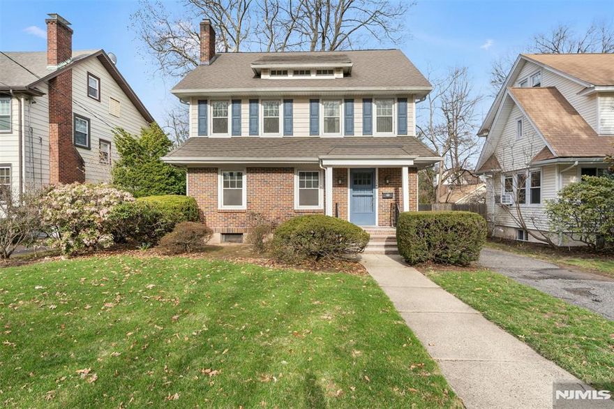 Located in West Englewood on sought-after Pennington Road, this elegant and spacious 4-bedroom, 1.5-bath home is well-maintained and offers the opportunity to make it your own. A welcoming entry hall leads to a bright living room with fireplace, flowing into the formal dining room, perfect for entertaining. A separate den overlooks the serene backyard. Off of the eat-in kitchen you find convenient first-floor laundry and direct access to outside. A powder room completes the main floor. The second floor features four bedrooms and a full bath. The unfinished basement offers excellent expansion potential for additional living space. A walk-up attic presents the ideal opportunity for a home office, playroom, or bonus space. The home's setting near houses of worship, parks and restaurants is another location highlight. With central air and great bones, this home is ready for your vision.