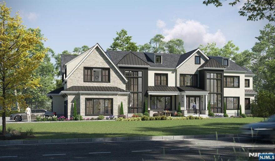 This to be built residence redefines modern luxury in one of the areaâ€™s most prestigious neighborhoods. Set across approximately 6,500 square feet of refined living space, the home blends timeless elegance with cutting edge design for an unparalleled living experience. From the moment you arrive, you're welcomed by a commanding facade featuring a mix of natural stone, custom black framed windows, and standing seam metal roofing. Inside, soaring ceilings, two stair towers, oversized windows, and wide plank hardwood floors set the tone for a sophisticated yet inviting interior. Designed for both entertaining and everyday comfort, the open concept layout features a chefâ€™s kitchen with top tier appliances, a butlerâ€™s pantry, and a striking waterfall island. The great room boasts a dramatic wall of glass and sleek fireplace, extending to a covered patio with outdoor kitchen and fireplace. The backyard is a private retreat with a custom pool and beautifully landscaped grounds. Upstairs, the primary suite offers a spa inspired bath, expansive walk in closets, and garden views. Additional bedrooms are generously sized with ensuite baths and refined finishes. Highlights include a first floor guest suite, home office, four car garage, finished basement with full bath and gym. A rare opportunity to own a home of this caliber, where every detail is thoughtfully designed and flawlessly executed.