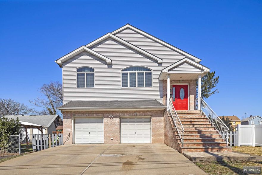 Welcome Home to this Magnificent Over Sized Bi Level Built in 2003. This Breath Taking 2200+ sq ft Home has 4 Bedrooms and 3 Full Bathrooms. The Master Bedroom has a Full Bathroom and Walk In Closet. Great Size Living Room and Dining Room Awaits with Hardwood Floors Throughout. Modern Kitchen with Granite Counter Tops and Perfect Size Island Great for Morning Chats and Bowls of Cereal. The Ground Level Family Room has Access to Backyard Deck with Heated Above Ground Pool. Yes the Pool is Heated. This home has a Finished Basement and a Massive Built in 2 Car Garage with High Ceilings. There are 2 Units for the Central Air and Forced Hot Hair. Easy Commute and Public Transportation to NYC and GWB. DO NOT WAIT, THIS IS A GREAT HOME!!!!