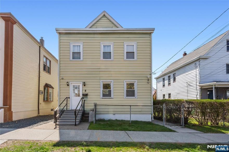 5 Madison Avenue is a well-maintained first-floor 3-bedroom, 2-bath home nestled in a quiet, desirable neighborhood in the heart of Clifton. This inviting residence features a bright living area that flows seamlessly for both everyday living and entertaining. The home offers a good-sized kitchen with new flooring and ample space, along with spacious bedrooms also featuring updated flooring. One bedroom includes a private en-suite bath, adding extra comfort and convenience, while the additional bathroom is well-maintained. Ideally located just moments from schools, public transportation, shopping, banks, and more, with everyday conveniences right at your doorstepâ€”including the post office right across the street. A great opportunity to lease a comfortable home in one of Cliftonâ€™s most convenient neighborhoods.