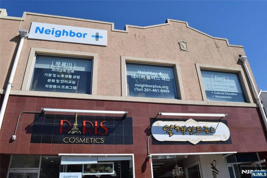 Approx. 1665sf 2nd floor office suite available. Prime location in center of Broad Avenue traffic and within block radius of PNC bank, Boro Hall, municipal parking. Currently outreach center and previously education center.