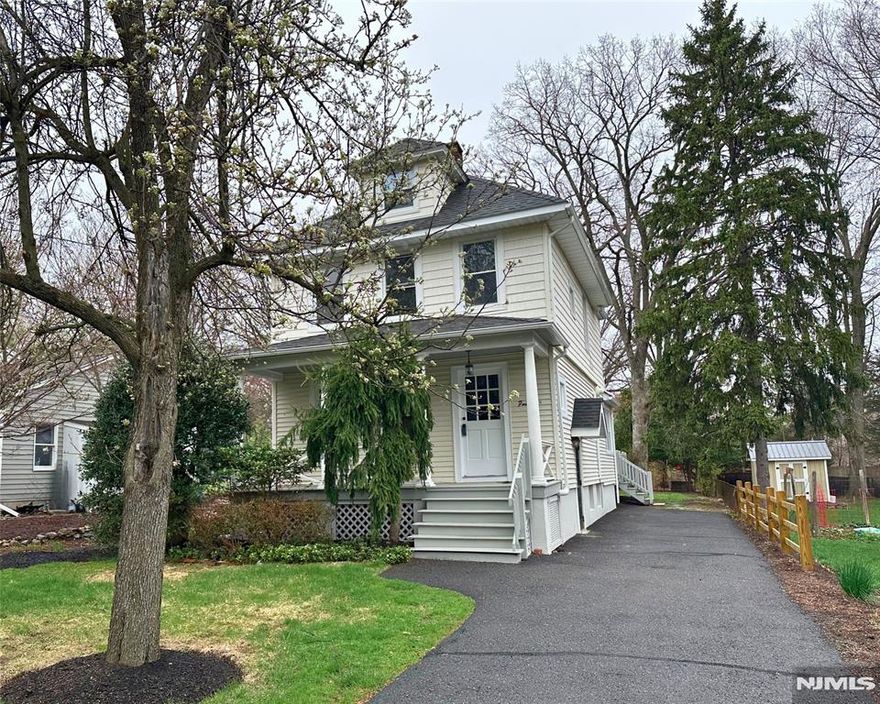 Welcome to this beautifully renovated home in the heart of Wyckoff. This classic residence blends timeless curb appeal with modern updates, offering comfort and flexibility. Step onto the charming front porch and into a sunlit interior featuring a new kitchen and three fully updated bathrooms. The main level includes a spacious living room, a dining room just off the kitchen, and a flexible bonus room- perfect as a guest bedroom or home office-plus a full bath for added convenience. A functional mudroom opens to a large, sunny deck, ideal for outdoor dining and entertaining, all overlooking a private backyard. Upstairs, youâ€™ll find three bedrooms, including one with its own ensuite bath, plus a second full bathroom in the hallway. Located close to top-rated schools, parks, shops, and transportation, this move-in ready home offers everything you need in a prime Wyckoff location. Donâ€™t miss the chance to make this beautifully updated home yours!